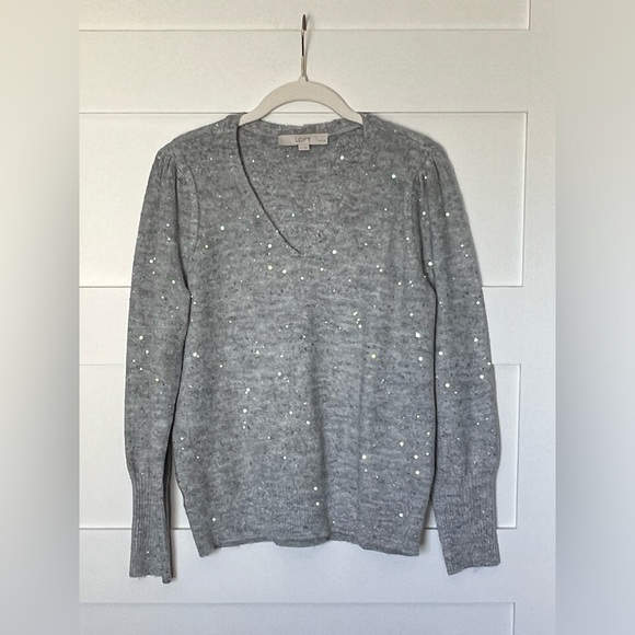 Sparkly Loft sweater - size small/petite - Picture 1 of 6